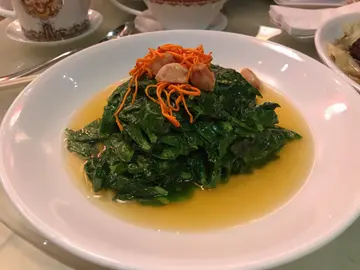 高湯浸菜苗