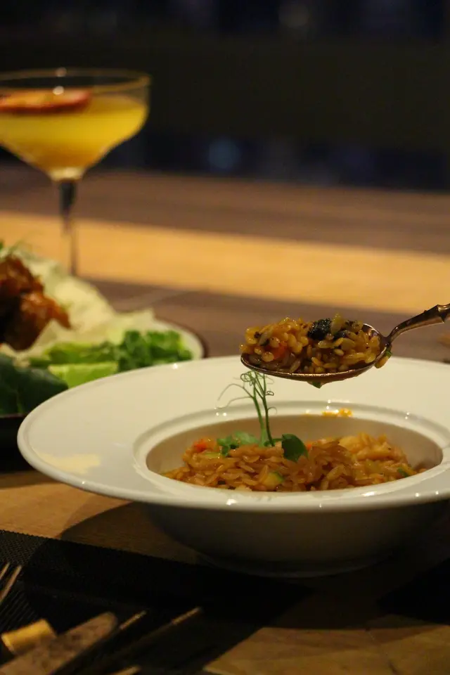 黑松露海皇鮑汁燴米形粉