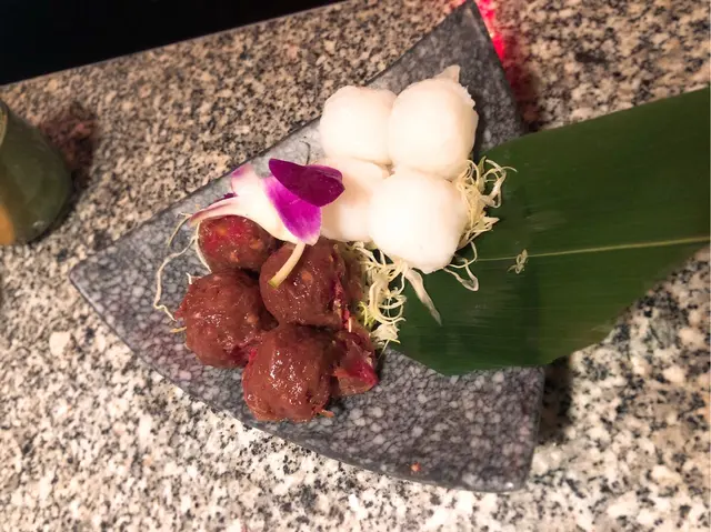 芝士牛肉拼墨魚丸