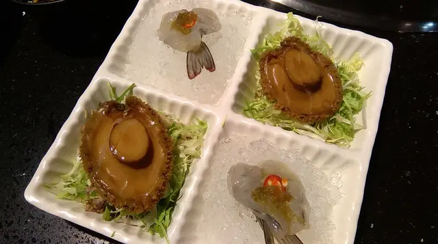 清酒鮑魚+泰式生蝦