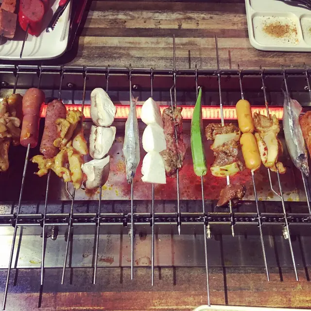 試新野😬呢間自動燒烤串燒🍢啱晒我呢D懶人👍🏻 #bbq 