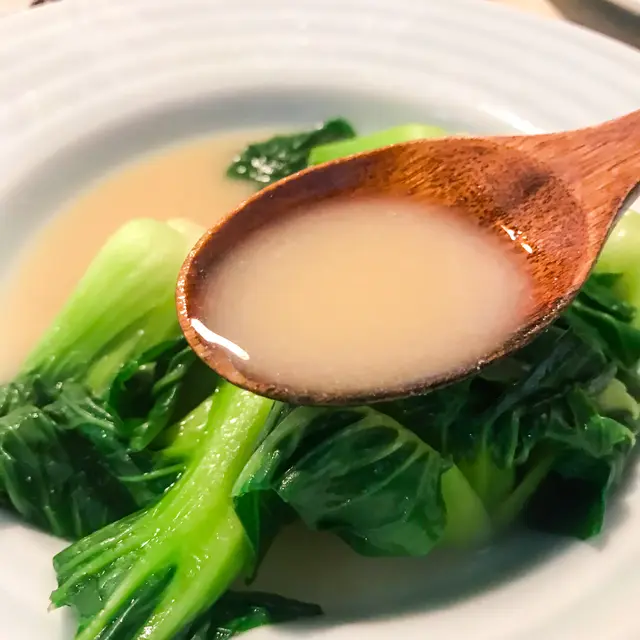 魚湯浸碧綠溫室菜