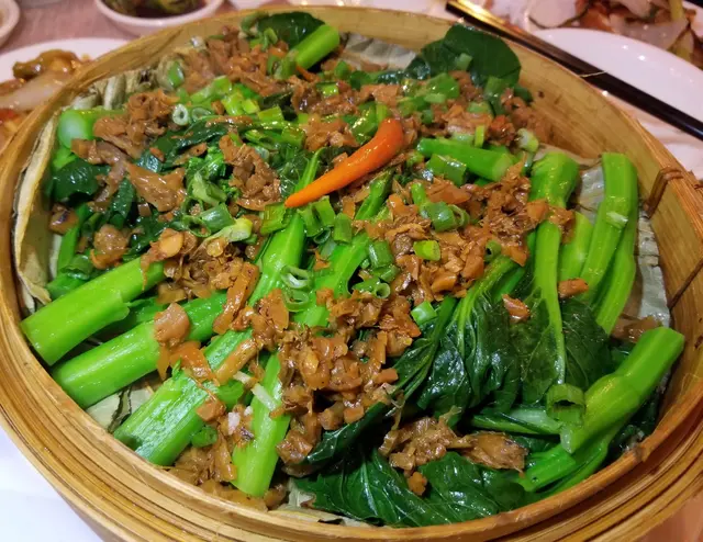 特色籠仔梅菜蒸菜遠