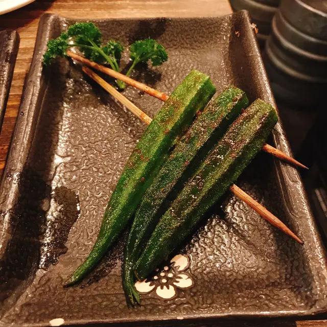 鹽燒日本秋葵