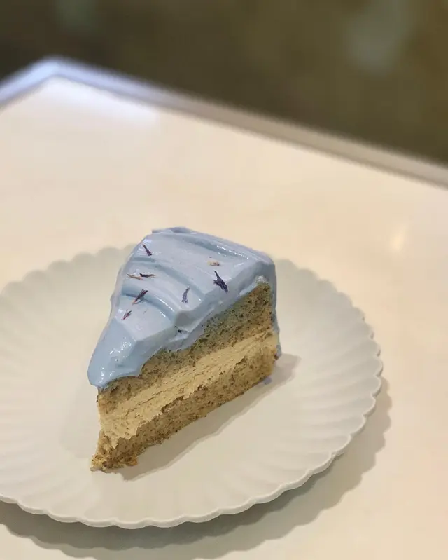 蝶豆花伯爵茶蛋糕 