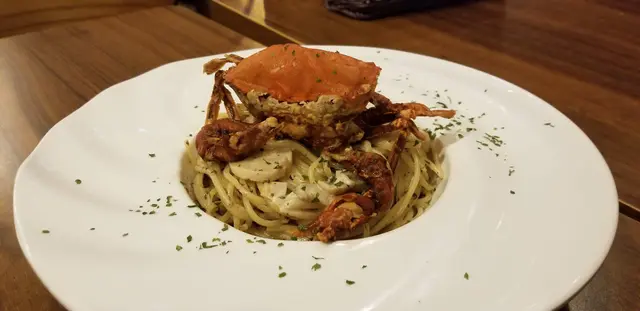 黑松露軟殻蟹意粉