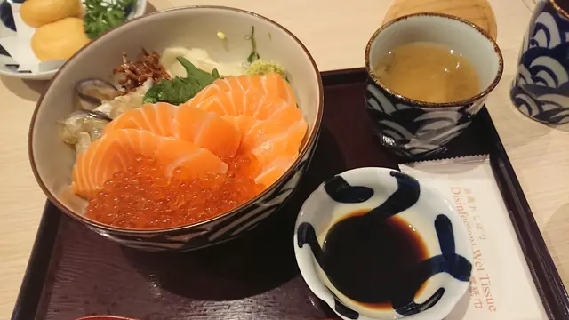 北海道三文魚親子丼