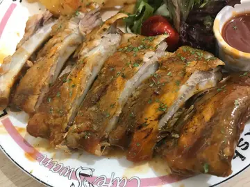 夏威夷果汁酱烧猪肋骨