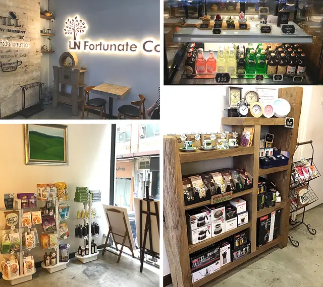 店內亦有環保既生活用品、健康食品、咖啡同埋唔知點解會有鐘賣。