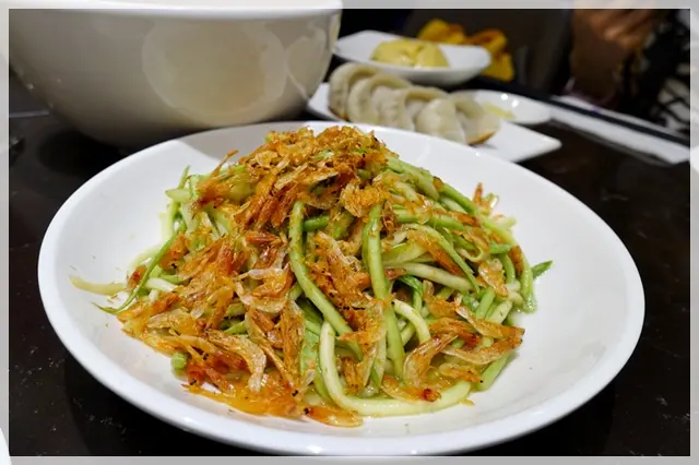 櫻花蝦翠玉瓜絲