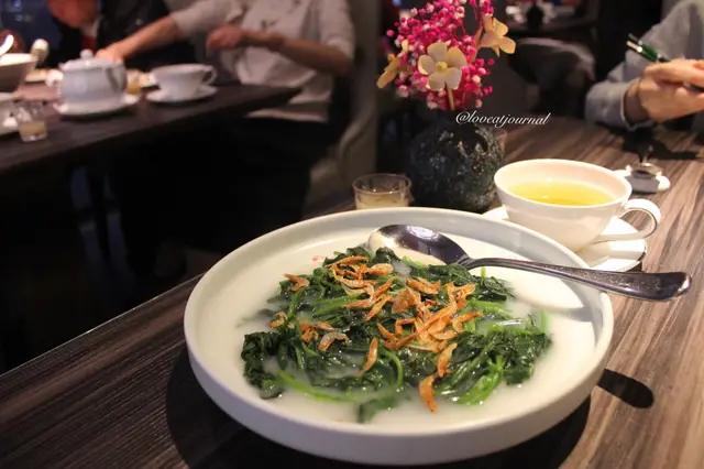 櫻花蝦米湯蕃薯苗