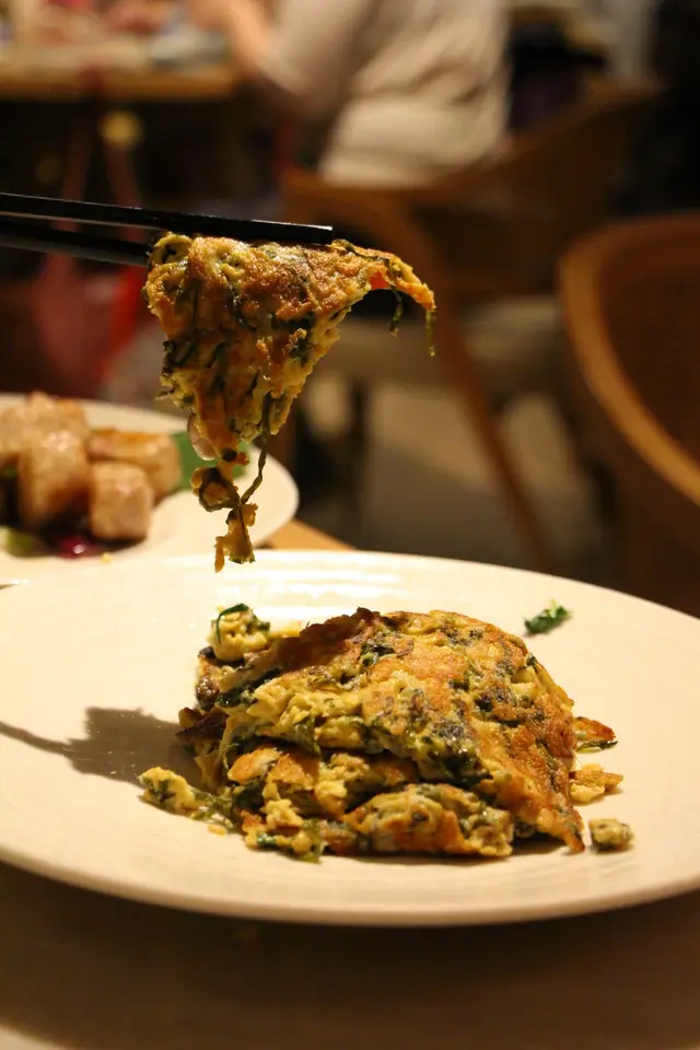 頭水紫菜海蠣煎蛋