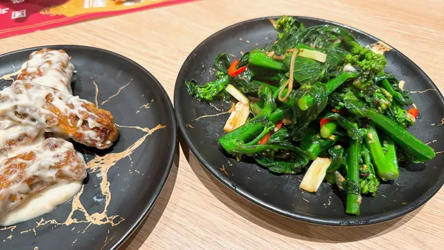 份量合理，芥蘭夠爽脆，蒜香惹味！☺️