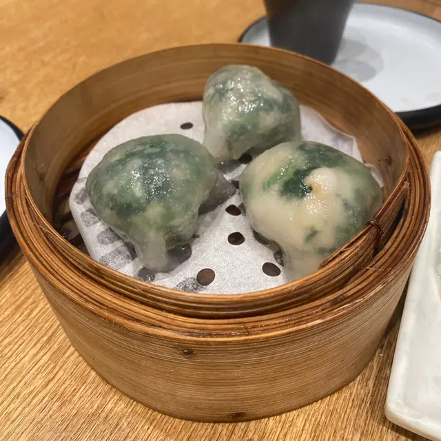 鮮蝦菜苗餃