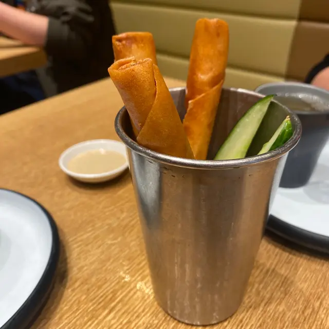 蒜蓉芝士鮮蝦長春卷