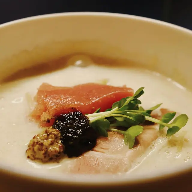 明太子豆乳雞白湯拉麵