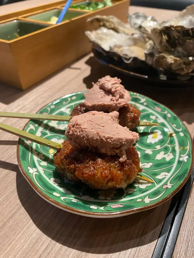 免治雞肉棒鵝肝醬