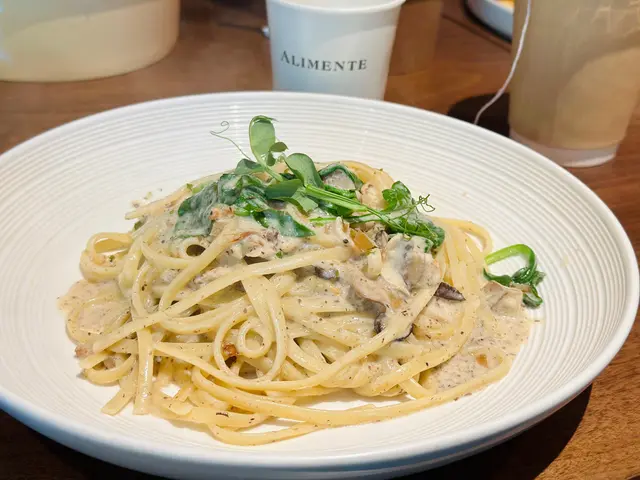 黑松露慢煮雞胸扁意粉