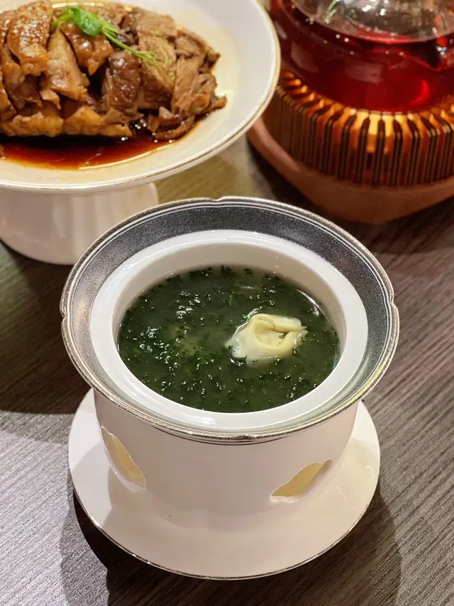 菠菜蟹肉羹