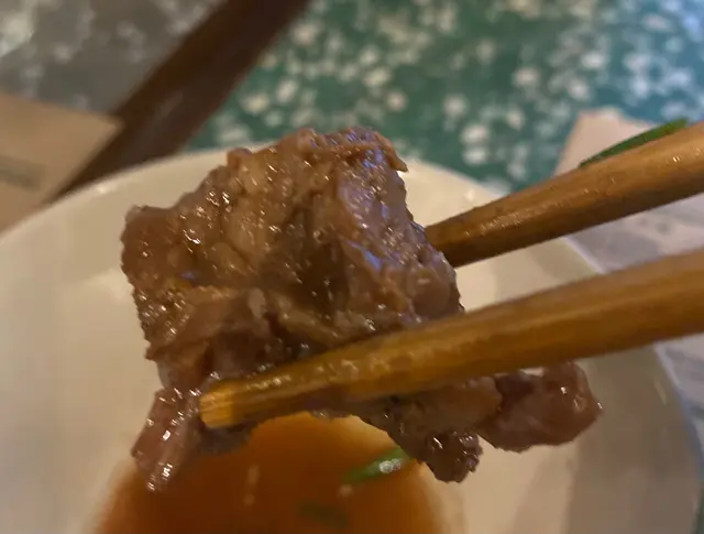 和牛河粉內的牛腩