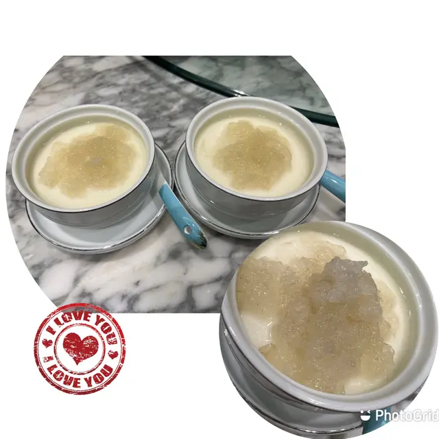 冰花鮮奶燉燕窩