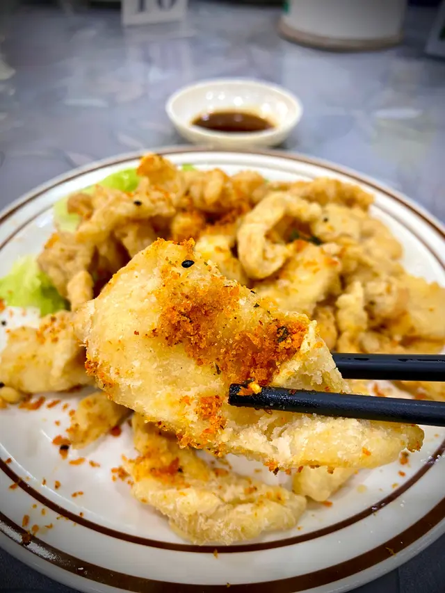 📌椒鹽大墨魚片