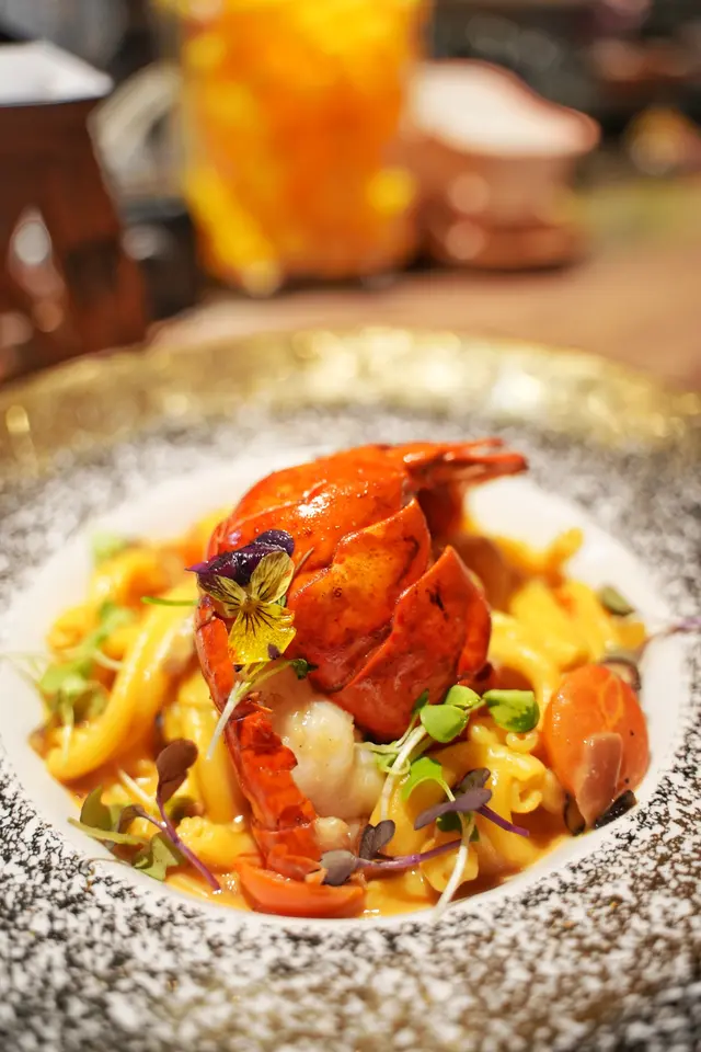 Lobster Pasta With Lobster Tail