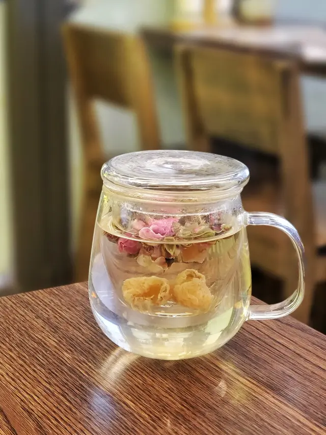 玫瑰桂圓花茶