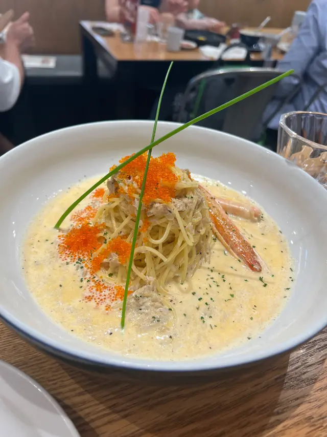 松葉蟹忌廉意粉