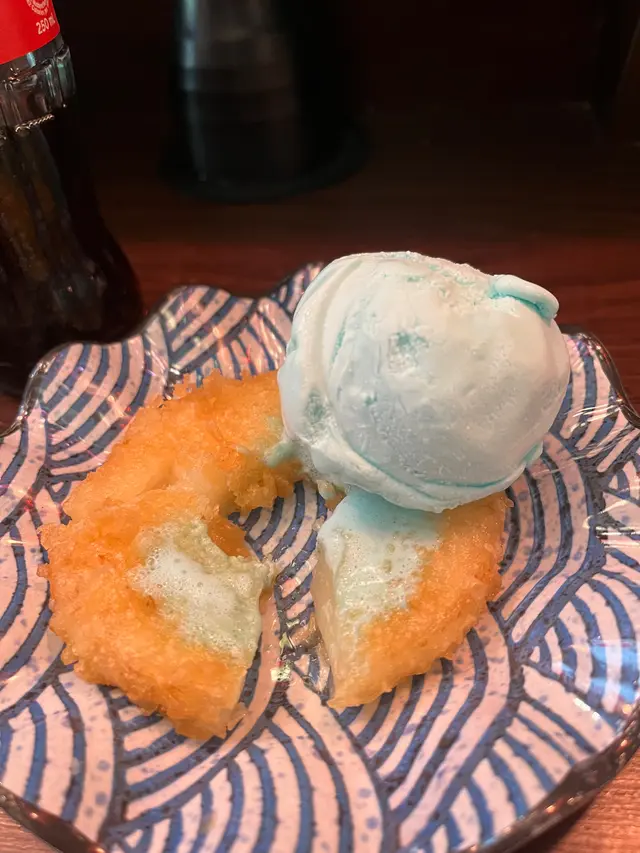 炸菠蘿天婦羅雪糕(海鹽味)