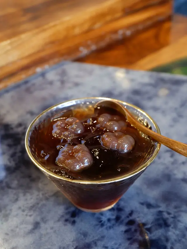 自家製烏梅冰粉