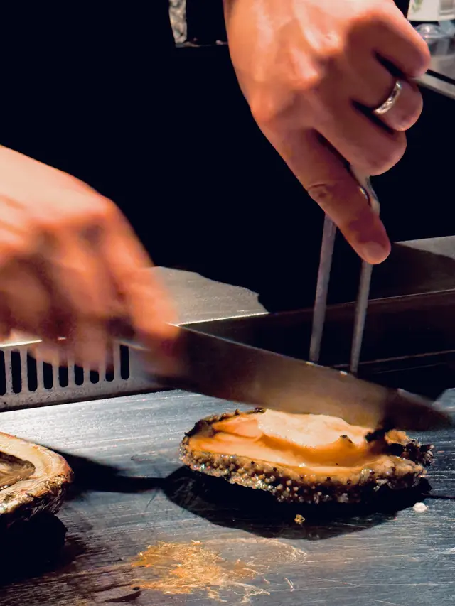 澳洲黑邊大鮑魚三食