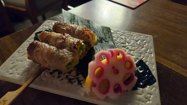 豚肉蒜芯卷