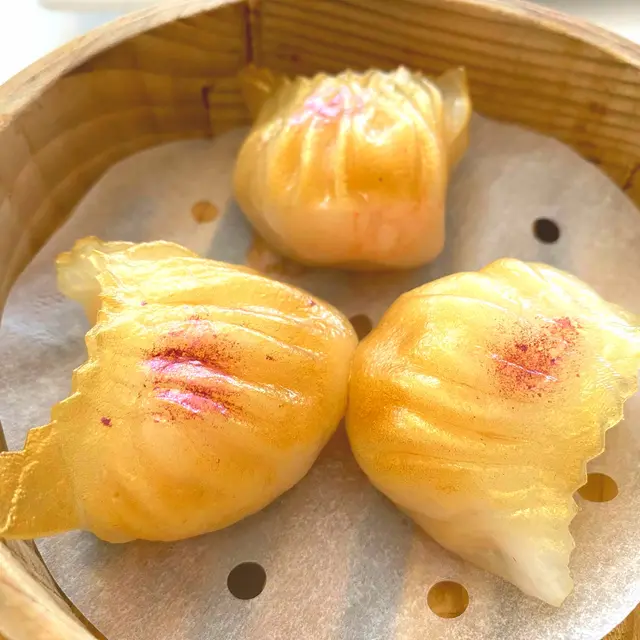 玫瑰金蝦餃 - $78