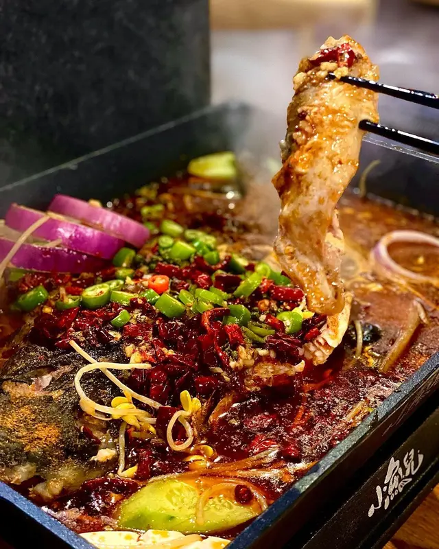 鮮花椒BB豆花江團魚