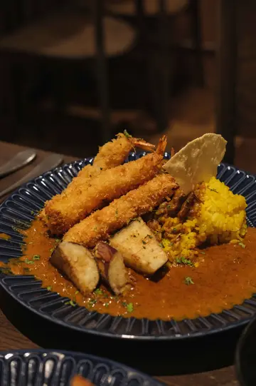 吉列炸虾配日本米饭