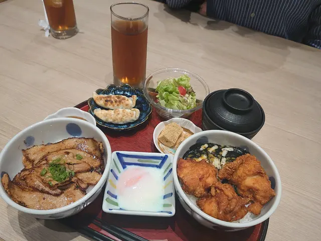 照燒雞肉丼配烏冬(熱)