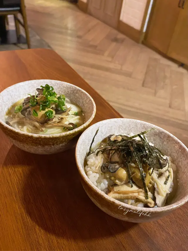 牡蠣茶漬飯/手廷烏冬