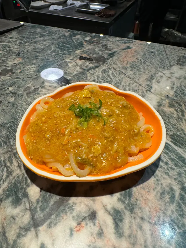 大閘蟹粉蟹黃稻庭烏冬