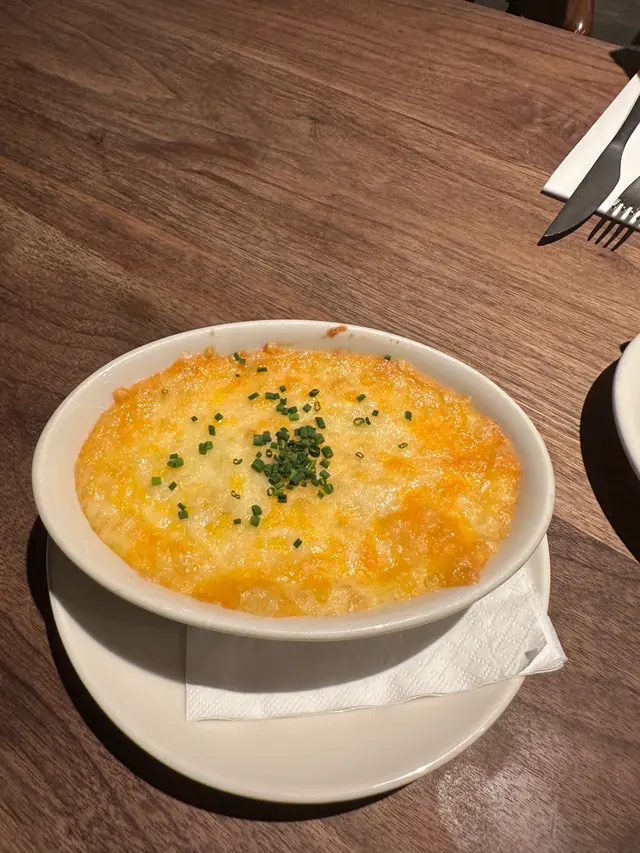 三色芝士焗帶子薯蓉