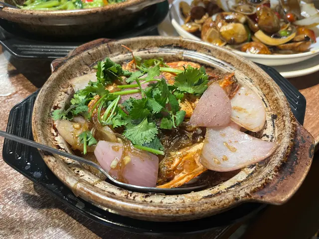 煲仔香焗白胡椒蝦