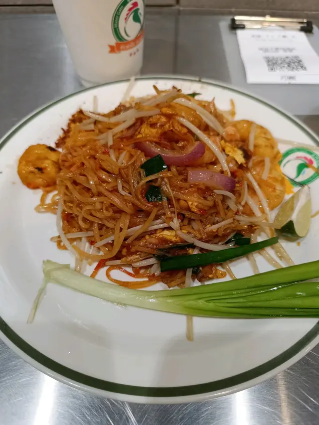 鳳尾蝦炒金邊粉