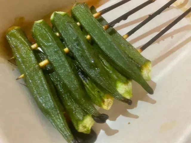 鹽燒秋葵