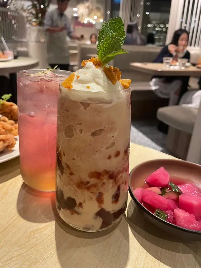 焦糖蘋果紅豆沙冰