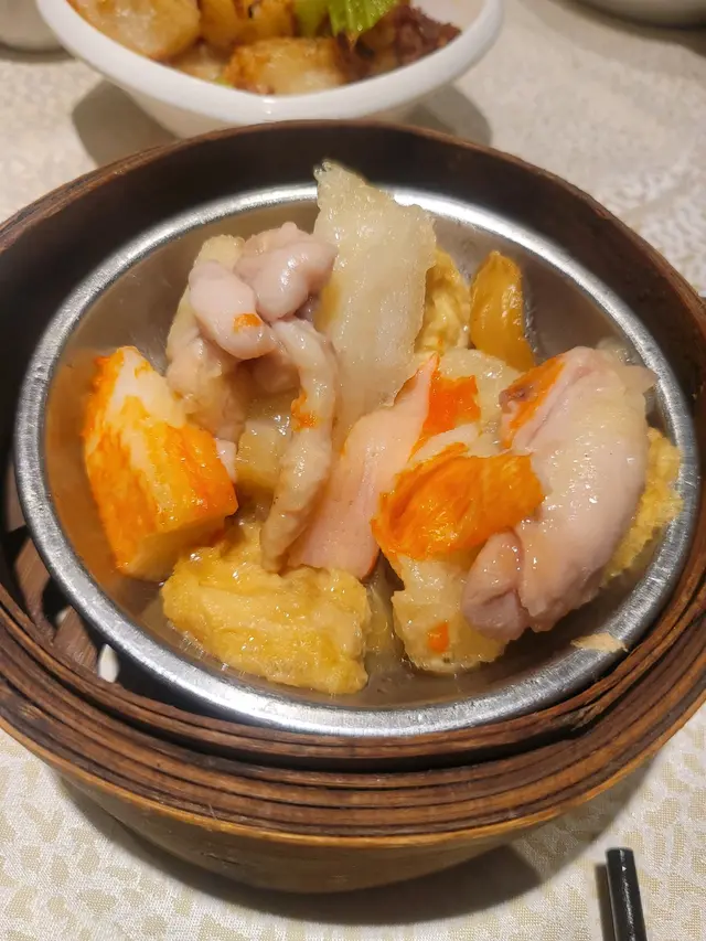 唔夠熱鮑魚棉花雞