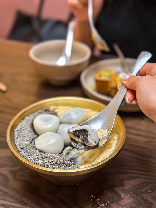 黑白配冰火湯圓刨冰
