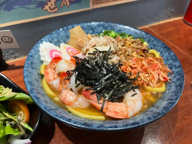 蟹肉海老鮮蝦味噌湯麵