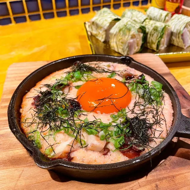 山芋明太子鐵板燒