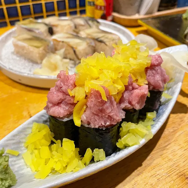 拖羅大根漬卷壽司