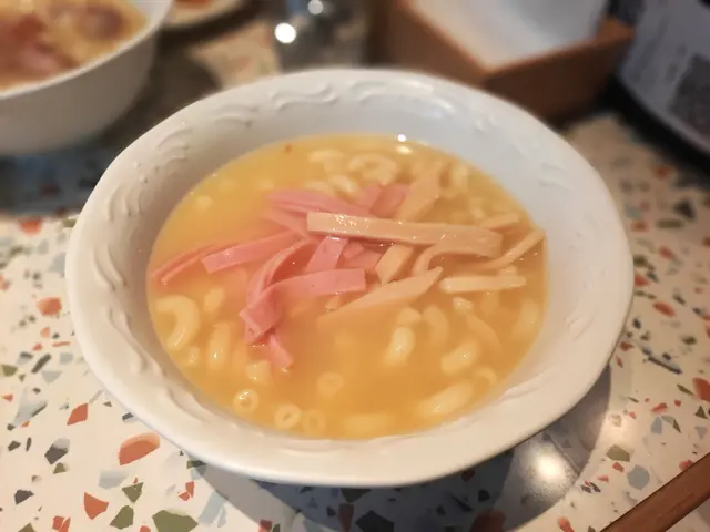 仿鮑魚絲火腿通粉